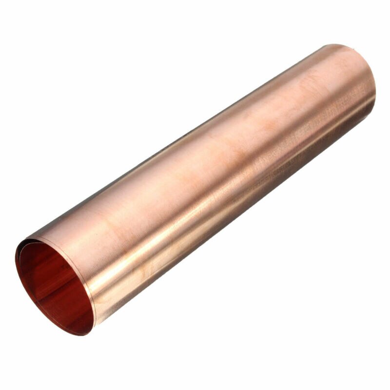 1 kpl  of 0.1 x 200 x500mm 99.9%  puhdas kupari kuparilevy kuparilevy ohut metallifoliorulla