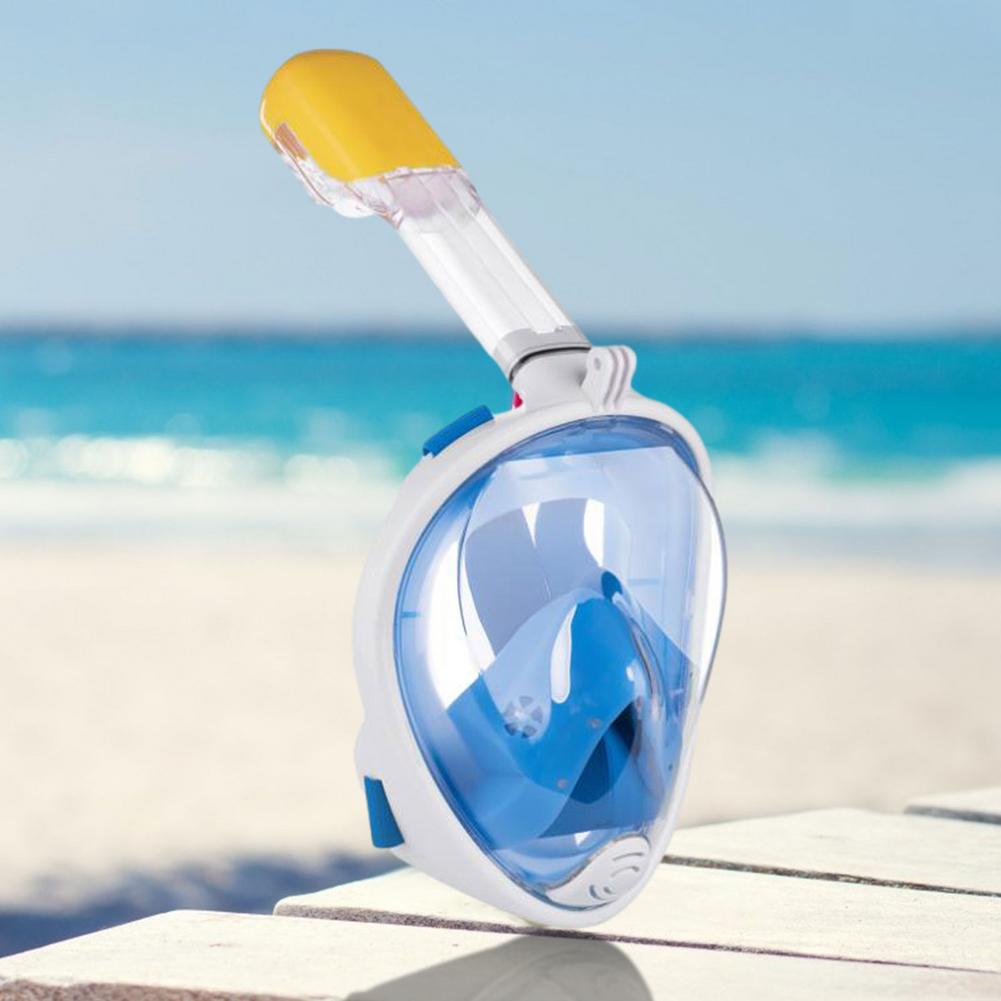 Gafas de buceo subacuáticas antiniebla, Protector de cara completa de buceo, equipo de natación seguro y resistente al agua para adultos