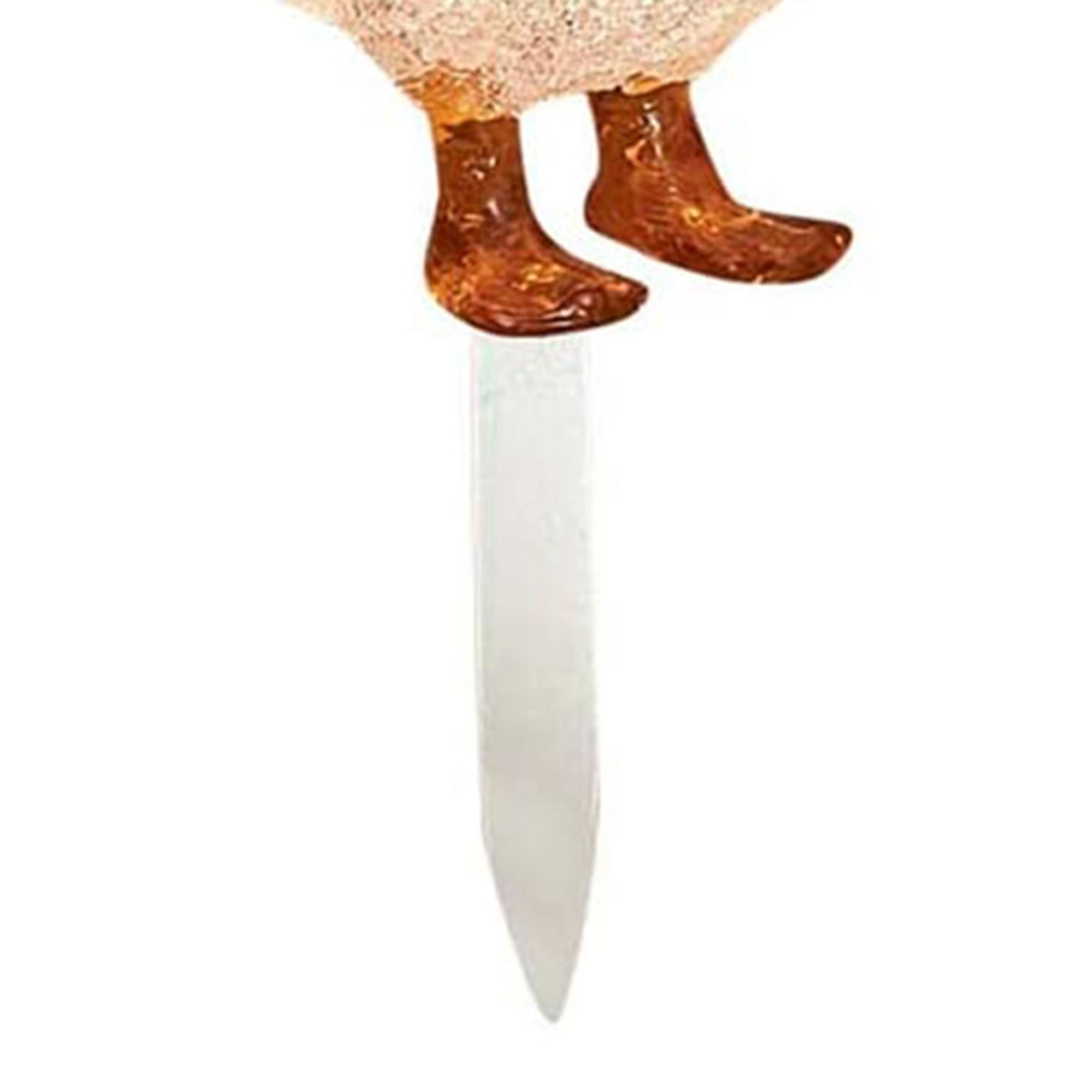 Light-Up Duck Glowing Duck With Scarf Outdoor LED Christmas Garden Stakes Lights Festive Atmosphere Garden Decorations