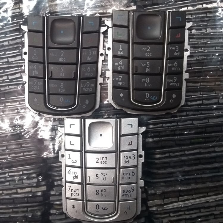 Nueva carcasa para teléfono con teclado Inglés, ruso o hebreo para Nokia 6230 6230I + herramienta