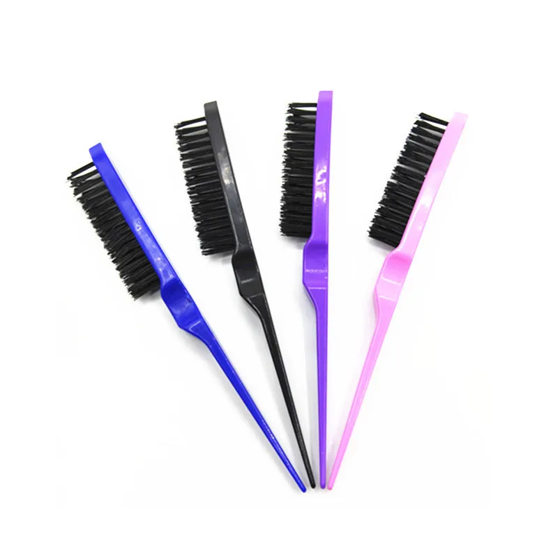 1Stck Professionelle Haar Pinsel Kamm Necken Zurück Kämmen Haar Pinsel schlank Linie Styling Werkzeuge Friseur Professionelle Werkzeuge