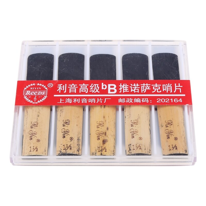 1 Doos Tenorsaxofoon Rieten Sterkte 1.5/2.0/2.5/3.0/3.5/4.0 Sax Reed Houtblazers instrument Accessoires: 1.5