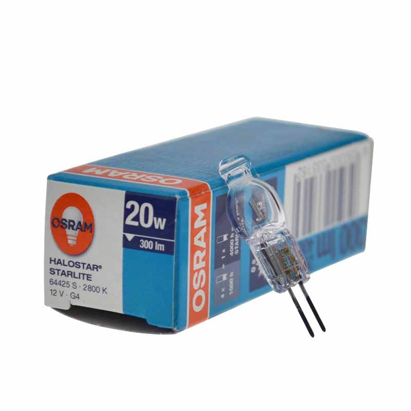 Osram Halogenlampen 64425 12 v20w Mikroskop Allgemein beleuchtung, 12 v20w g4 s Wolfram Halogenlampe