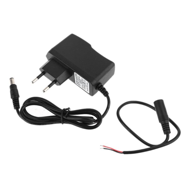 5.5 x 2.1mm ac-konverteradapter  dc 3v 1.5a strømforsyning d aa batterieliminator 746d