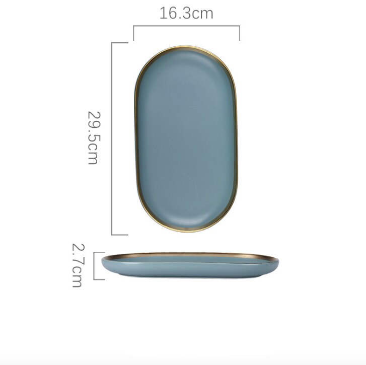 Dinner Plate Set Ceramic Kitchen Plate Tableware Set Food Dishes Rice Salad Noodles Bowl Soup Kitchen Spoon Cook Tool: 009