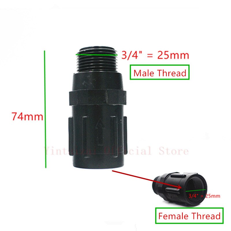 10 Pcs 15PSI-45PSI Regolatori di Pressione Preset con 3/4 &quot;Fht X Mht Tubo Filo di Pressione di Acqua per Il Giardino Drip Sistema