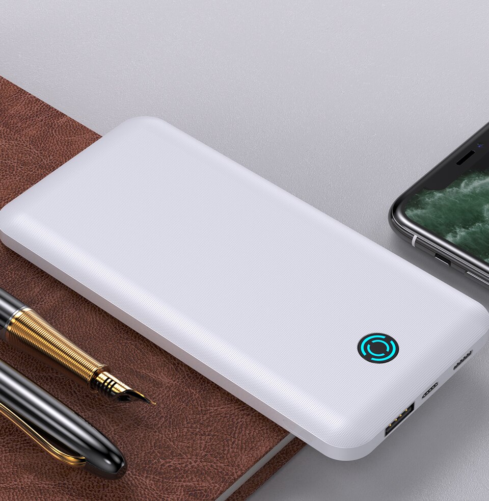 YKZ 10000mAh Power Bank For iPhone 12 pro max Powerbank External Battery Pack Portable Charger Power Bank for Xiaomi Mi 9