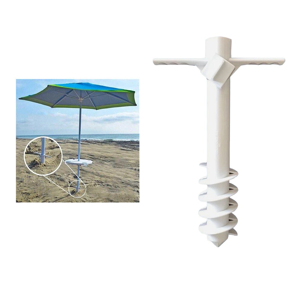 Ancla de sombrilla de playa, barreno de arena de cinco Pines, Grabber de arena, anclaje de sombrilla, 1 ud.