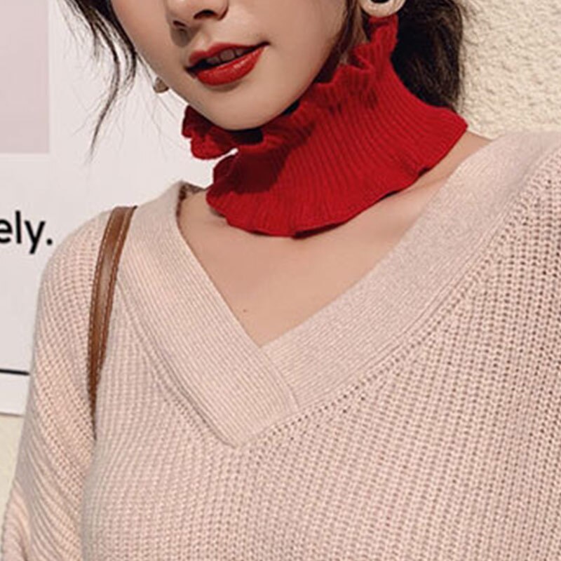 Dames gebreide sjaal lus effen kleur warme sjaals hoofdband decoratie haaraccessoires herfst winter elastische brede hoofddeksels