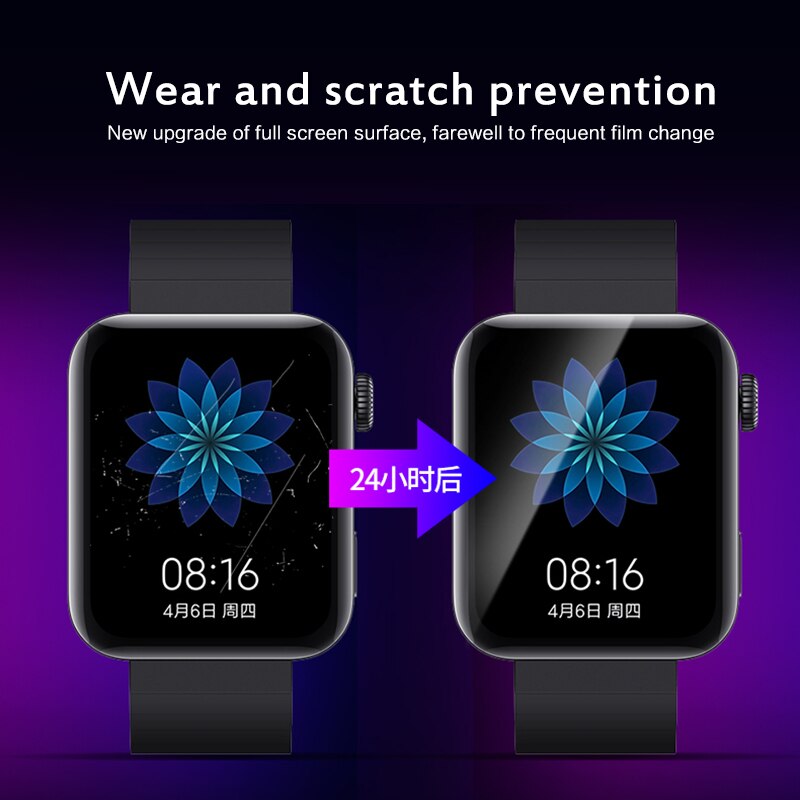 3D Tempered Glass Screen Film For Xiaomi Smart Watch Sport Wristwatch Scratch Protective Full Film Explosion-proof