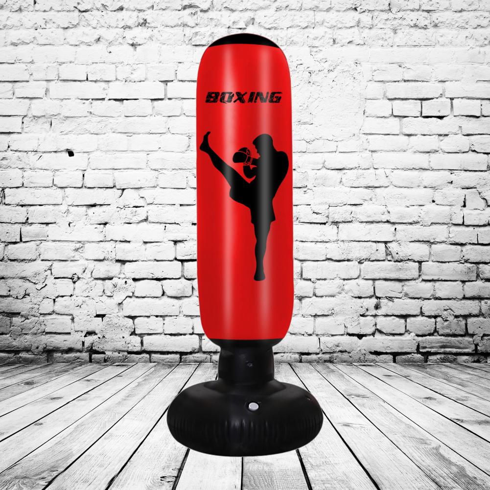 Punching Bag Smooth Surface Inflatable Free Standing Kids Punching Boxing Bag Inflatable Human Wall Tumbler Boxing Column