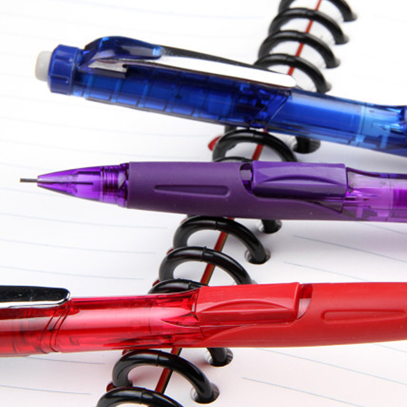 Pentel-lápiz mecánico PD275 Multicolor, prensa lateral, lápiz activo con goma elástica de 0,5mm, suministros para oficina y escuela, 2 unids/lote