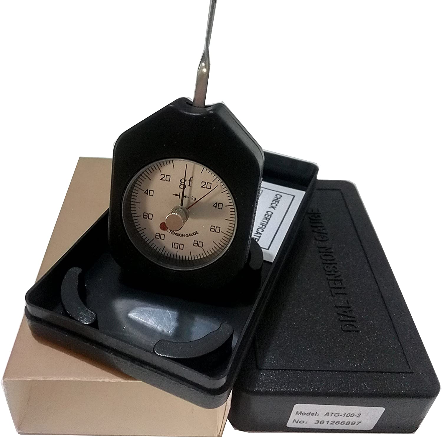 Dubbele Pointers Tensiometer Met Peak-Hold 100G Dial Spanning Meter Tester