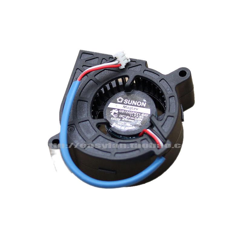 SUNON GB1245PKV1-8AY 12V 0.5W 3PIN Turbo Projector Mute Fan 45x45x20mm Cooler