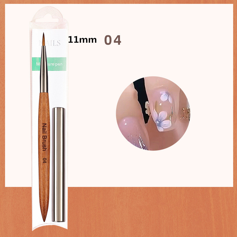 Juego de pinceles para decoración de uñas, 12 Uds., pincel para delineador de uñas, bolígrafo para pintar uñas, pinceles acrílicos para Gel UV, herramienta de manicura ombré de cristal, pincel para uñas: Gris oscuro