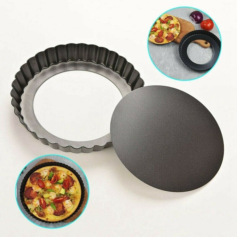 Pan Baking Tray Pie Tart Removable Bottom Pastry Mold Tools Loose Bottom Quiche Pan Tart And Quiche Pan