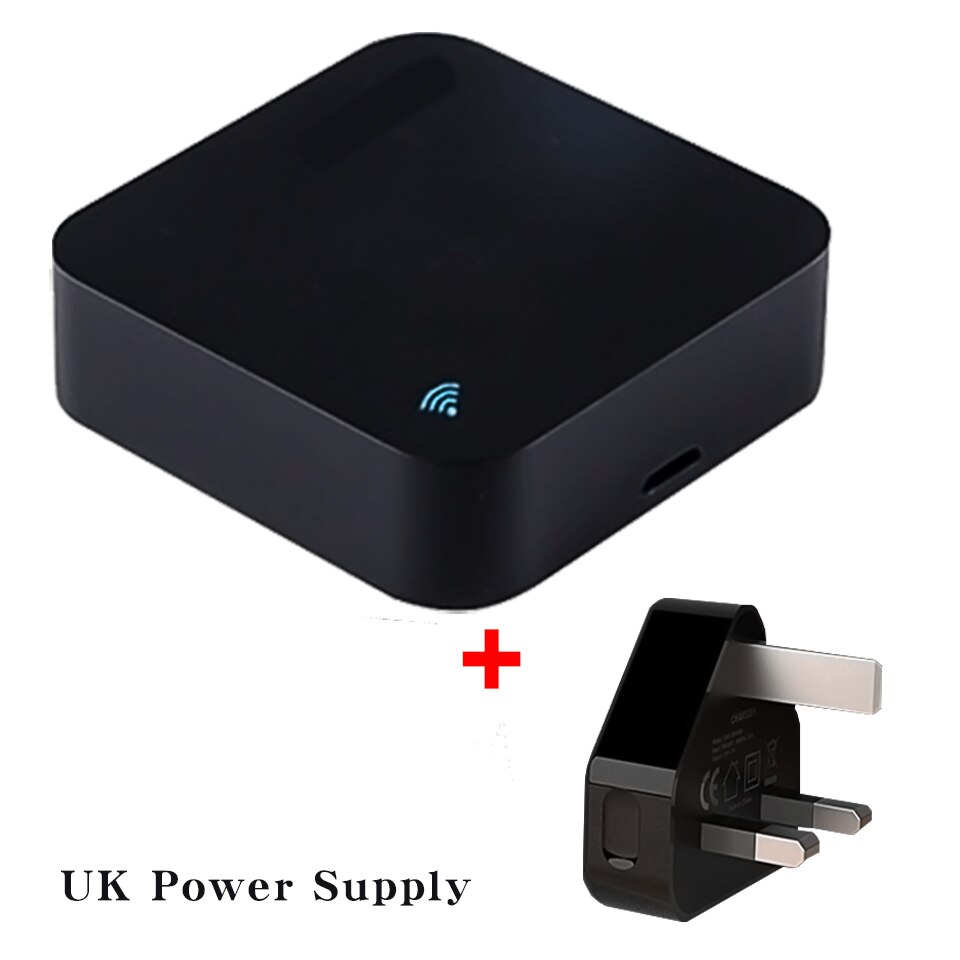 Uoiae Smart Afstandsbediening Wifi + Ir Schakelaar Smart Home Automation Voor Xiaomi Tv Samsung Fan Huawei Airconditioner Sensor: 1Black Add UK 1Power