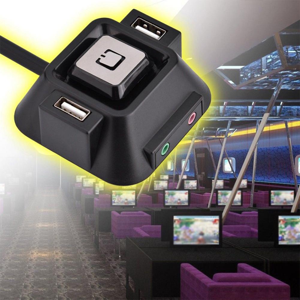 1.2m komputer stacjonarny moc PC On/off przycisk Reset kabel przełącznika blok Extender