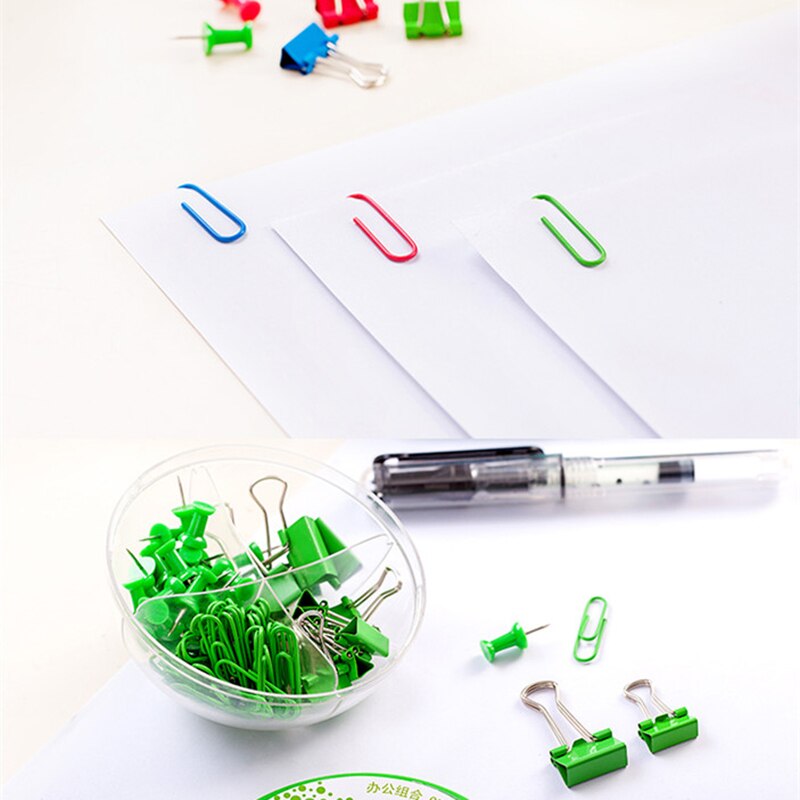 Metal Clip Large-Headed Binder Clips Paper Office Binding Combination Set Delicate Stationery For Office School Supplies