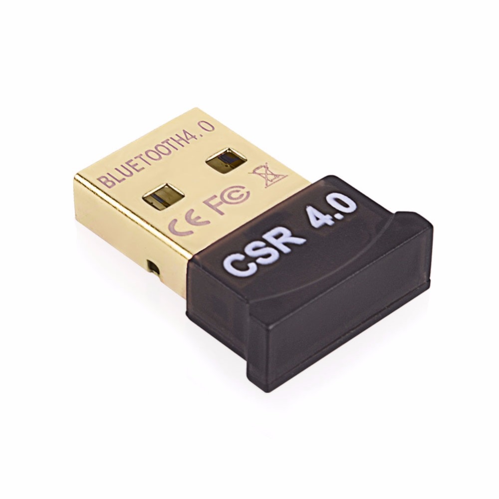 CSR8510-miniadaptador inalámbrico por Bluetooth V4.0, receptor transmisor de ordenador USB con controlador de CD para Win 7/8/10 Vista/XP de 3Mbps