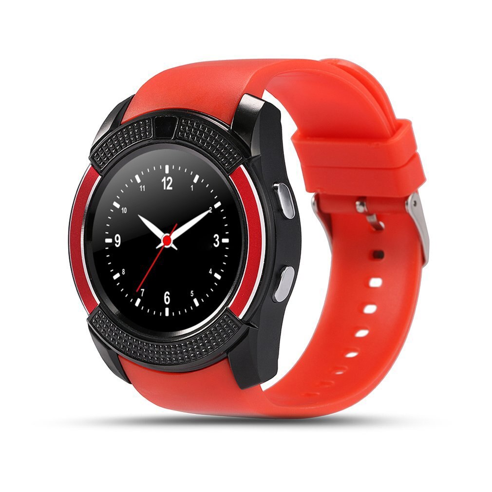 Wasserdichte Intelligente Uhr Männer mit Kamera Bluetooth Smartwatch Schrittzähler Herz Bewertung Monitor Sim Karte Armbanduhr: Braun