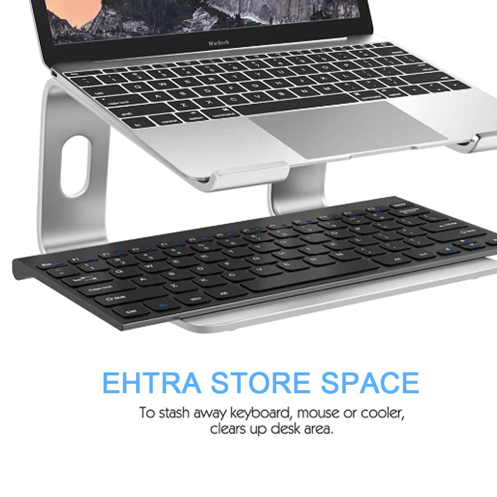 Aluminiumslegering Bærbar Stand Universal til MacBook - Bærbar, Foldbar, Justerbar Holder