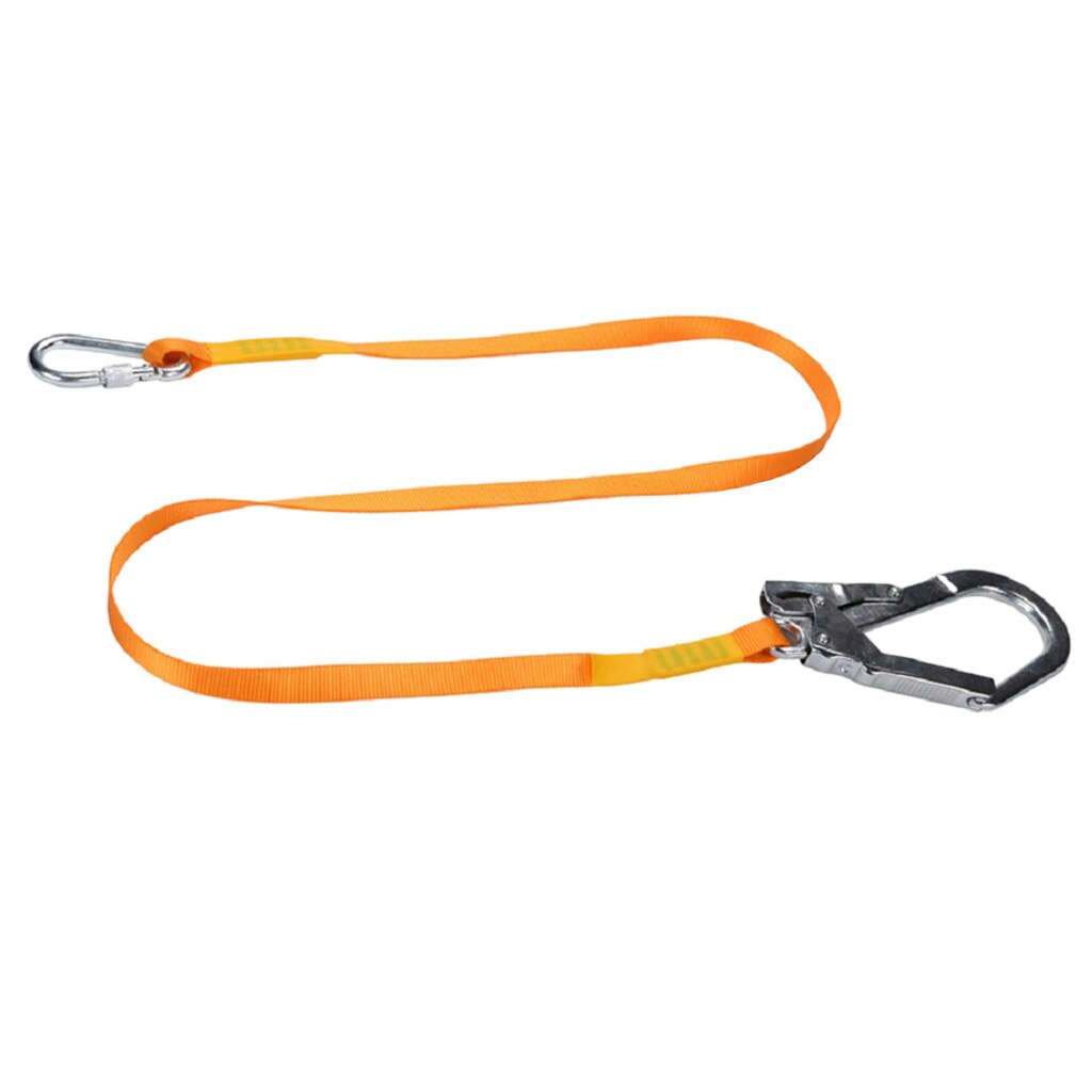 22KN Safety Harness Lanyard Strap Fall Protection Aerial Rock Tree Climbing