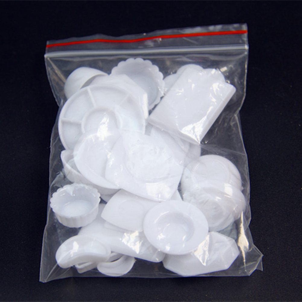 33 sztuk/zestaw 1/12 Dollhouse żywica wyczyść miniaturowe płyta danie zastawa stołowa robić kuchni zabawki płyty lalki kuchnia zabawki nowy