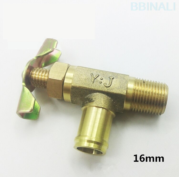 For Daewoo Doosan DH150 220 225 300-7-9 Excavator Heater switch drain valve heater valve Excavator Accessories: 16mm