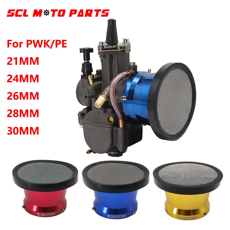 ALconstar-50mm Luftfilter Pilz Kopf Motorrad Vergaser Luftfilter Mit Mesh Reiniger Intake Rohr Geändert Roller