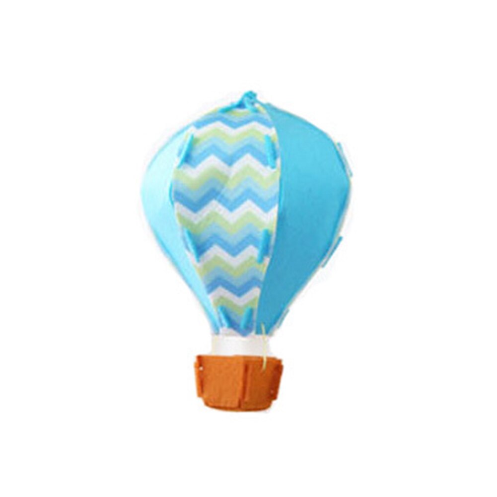 Decoración de globos de aire , guirnalda colgante de fieltro en 3D para el aula infantil, decoración para de cumpleaños o de bienvenida (amarillo): Blue