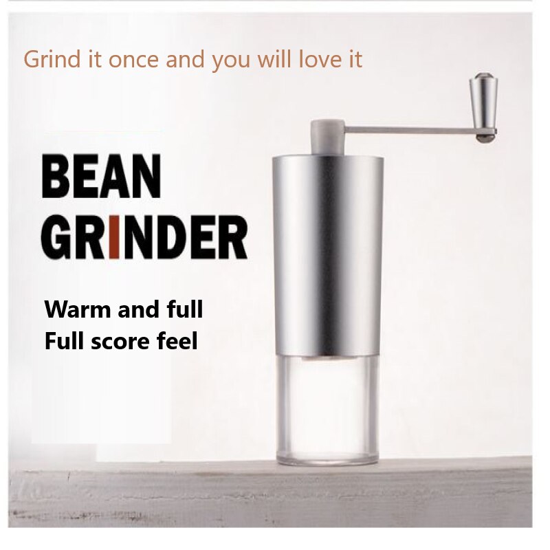 1 Pcs Stainless Steel Hand Burr Mill Grinder Coffee Grinding Machine Manual Coffee Grinder Coffee Machine Kitchen Home Cocina