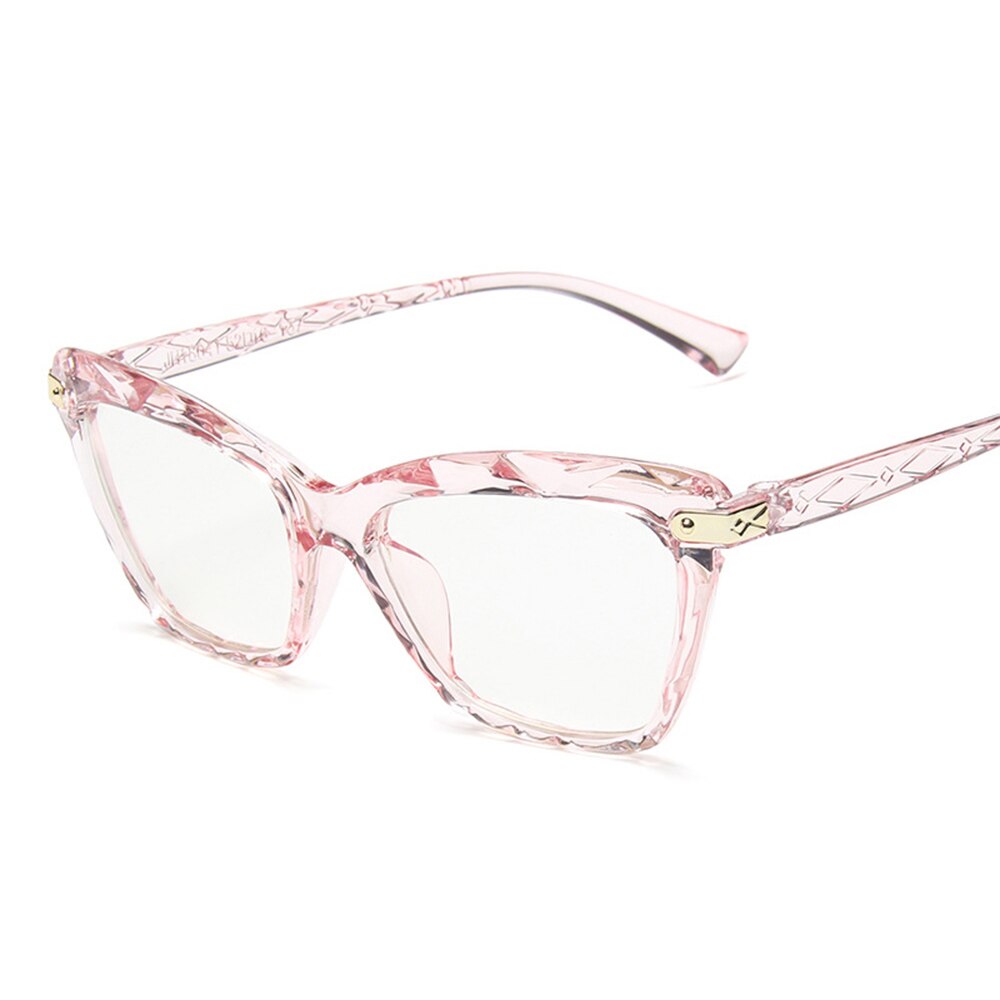 Cat Eye Anti Blue Light Glasses Black Frame Blue ray Blocking Computer Glasses Gaming Goggles UV400: Pink