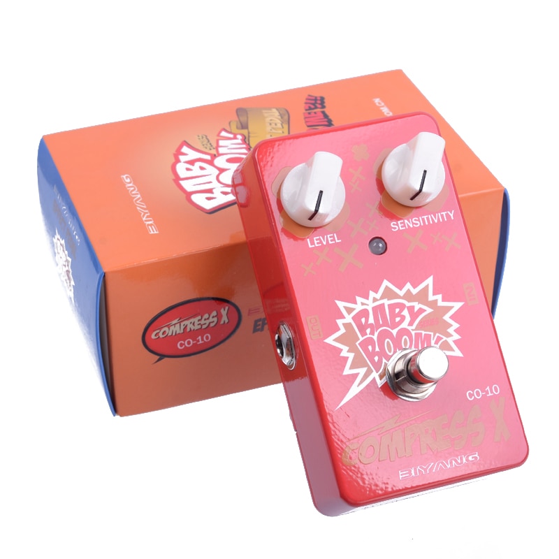 Biyang bébé Boom série CO-10 électrique basse effet pédale compresser X compresseur effet guitare pédale véritable dérivation connecteur gratuit