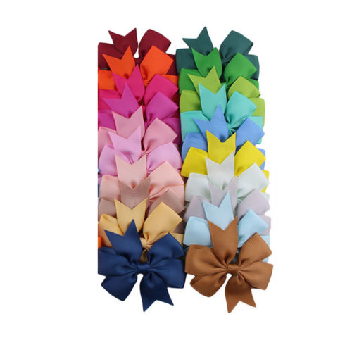 40pc VEEL Baby Meisjes Grote 6 Inch Haarelastiekjes Alligator Haar Clips-Baby Meisje Set: B 20pcs
