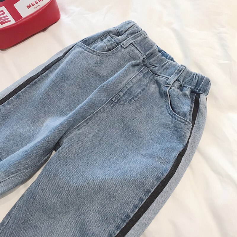 IENENS Scarni Dei Jeans del Ragazzo Dei Bambini Del Cowboy Pantaloni di colore Chiaro Del Denim Pantaloni Lunghi Pantaloni Dei Capretti Del Bambino del Ragazzo Dei Jeans Strech