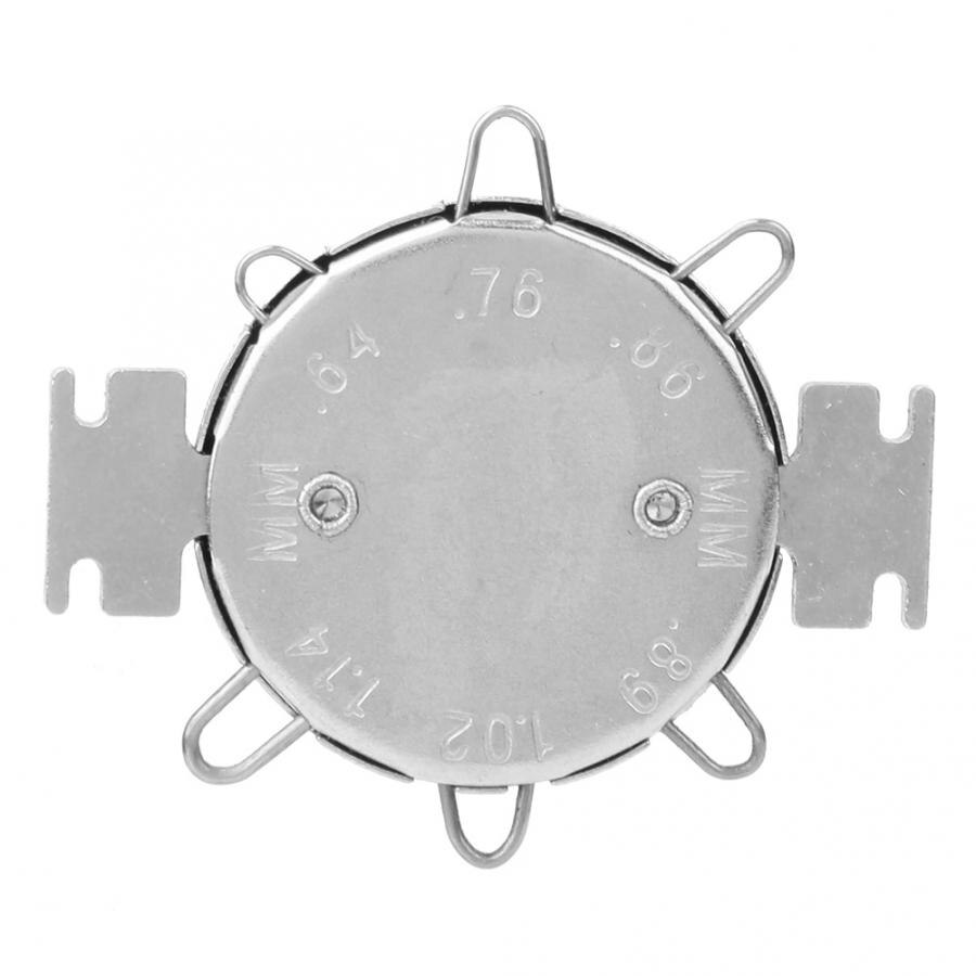 Gauge Spark Plug Gap Gauge Metric Inch Gapper Feeler Gap Adjustment Tool 90 Degree Right Angle Ruler
