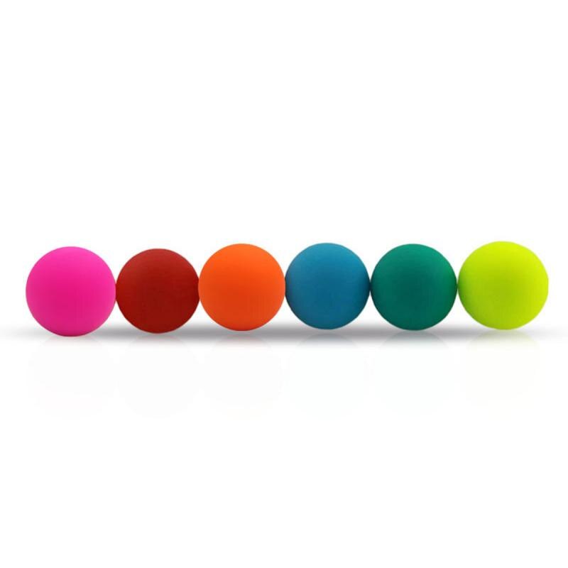 Pelota de masaje, Hockey, pelota para hacer ejercicio para liberación miofascial, terapia de puntos de disparo, masaje de cuerpo completo, 63mm, producto en oferta