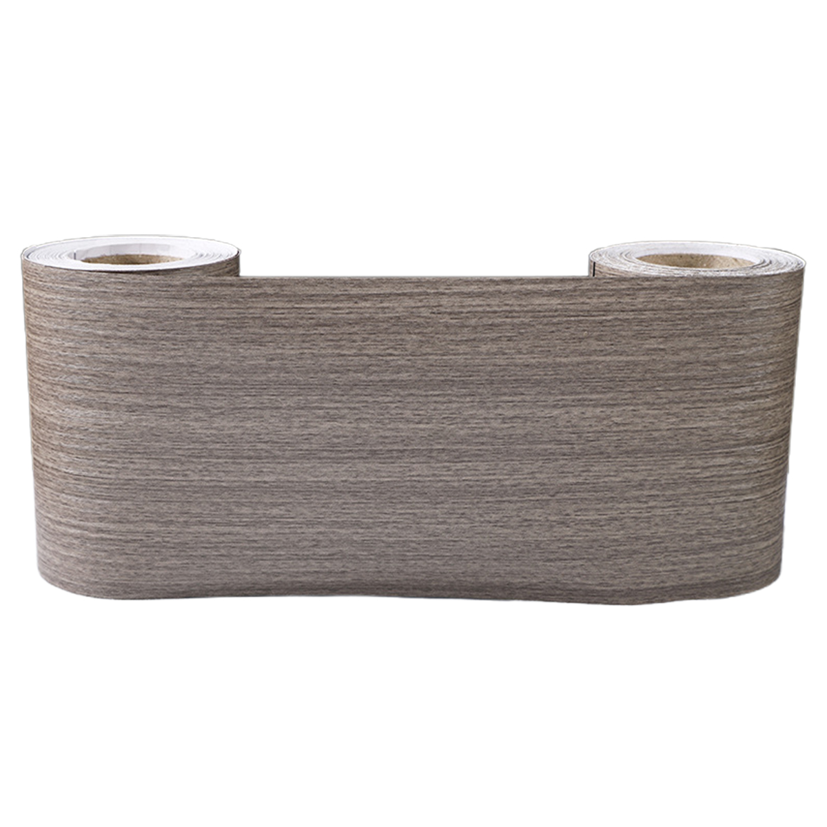 Wood Grain Door Frame Wrapping Edge Stickers Self-adhesive Renovation Furniture Holes Cover Wooden Door Cover Floor Stickers 5M: GRAY