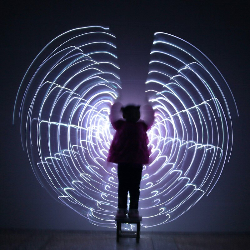 Alas de Isis con luz LED para niños, Alas de LED para danza del vientre, grados, puesta en escena egipcia, recién llegado, 360