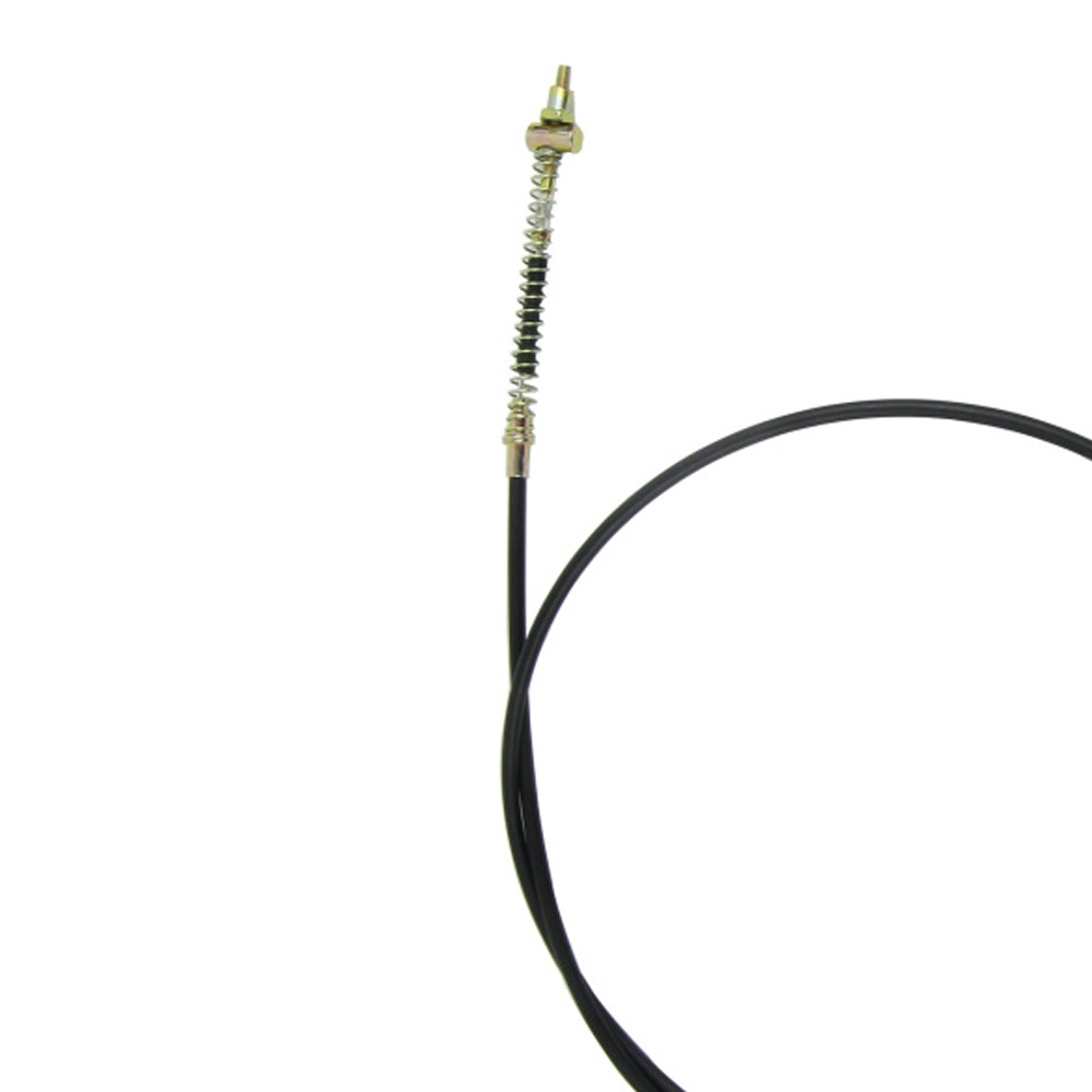 2 Pcs Universal Brake Line 6.5ft Length Plastic Coated Rear Brake Cable Wire for Motorcycle Scooter Brake Line