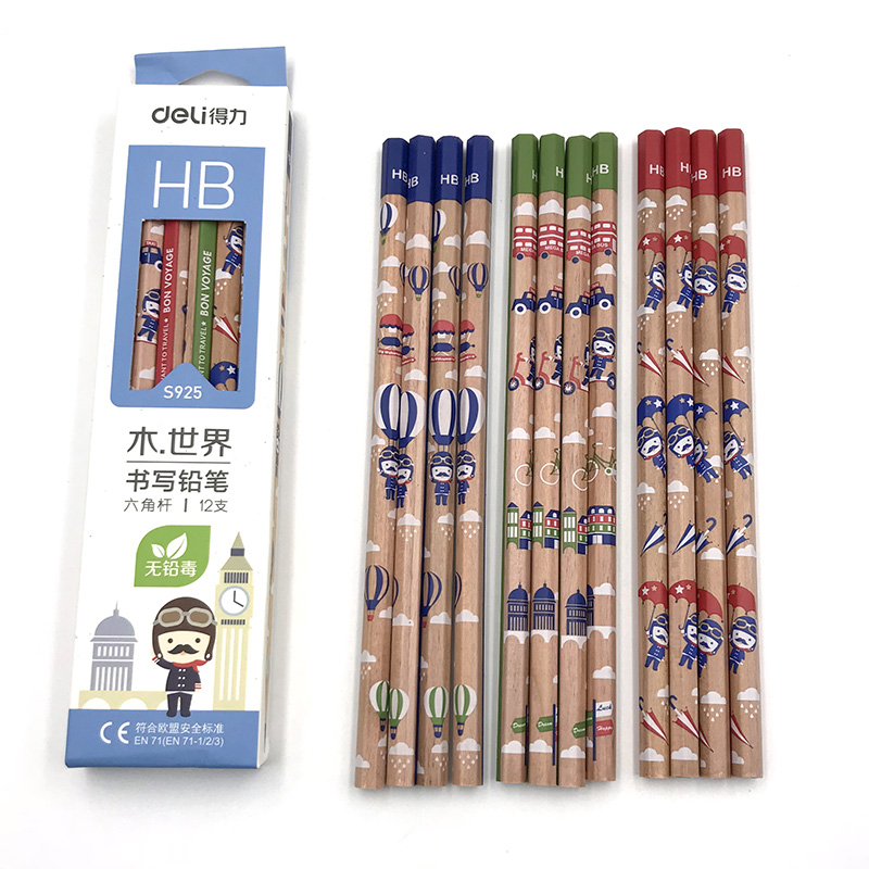 12pcs/Box Hexagonal HB Standard Pencils Soldier Sketch Drawing Pencils Set HB Non-toxic Pencils For School Students kids pencil: Default Title