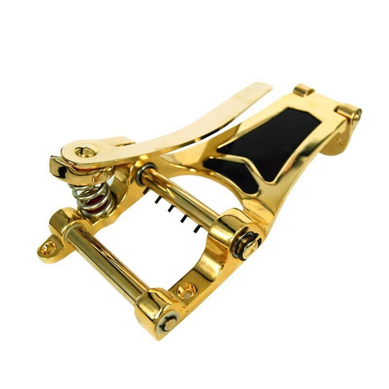 Golden Tremolo Vibrato Bridge Tailpiece Hollow body Archtop for Les Paul Guitar