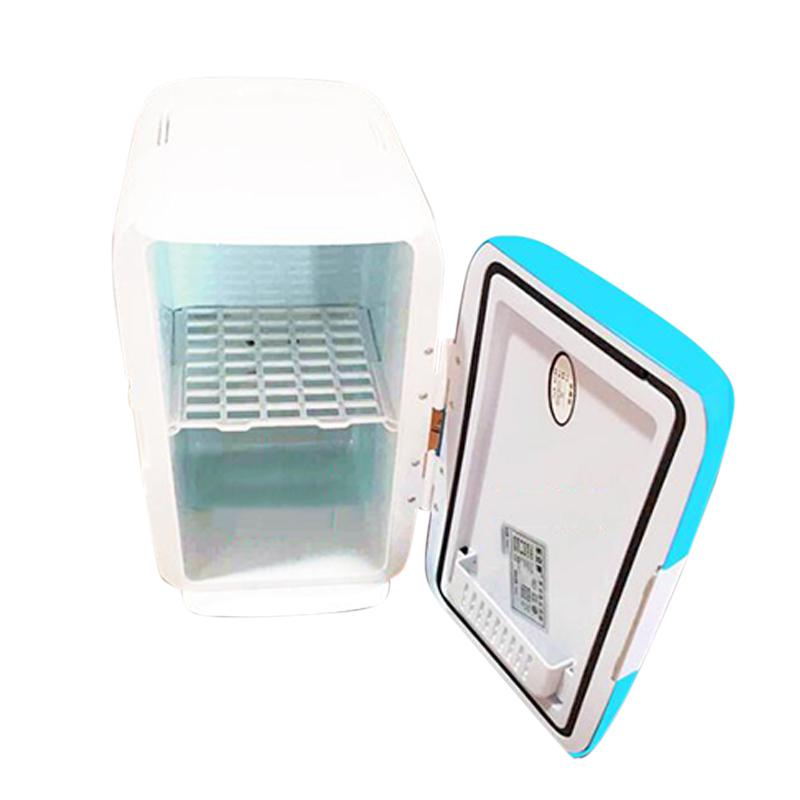 Nevera portátil de 8L para coche, máquina de calentamiento, nevera, Mini congelador, 12V, plástico ABS, ahorro de energía, nevera extraíble