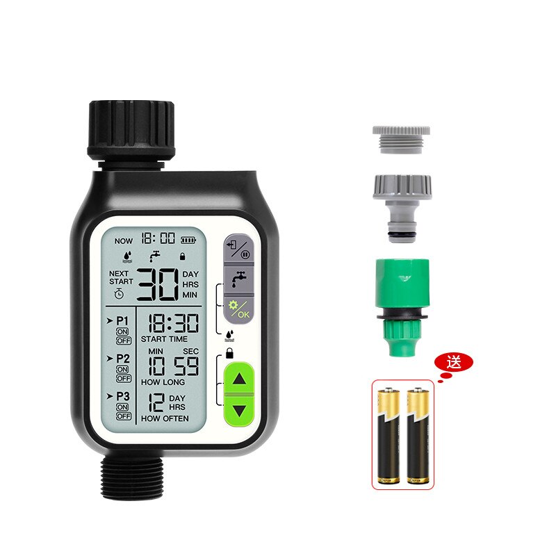 DWZ Waterproof Watering Timer with Rain Sensor Irrigation Timer Water Level Sensor Automatic Watering System Irrigation: A