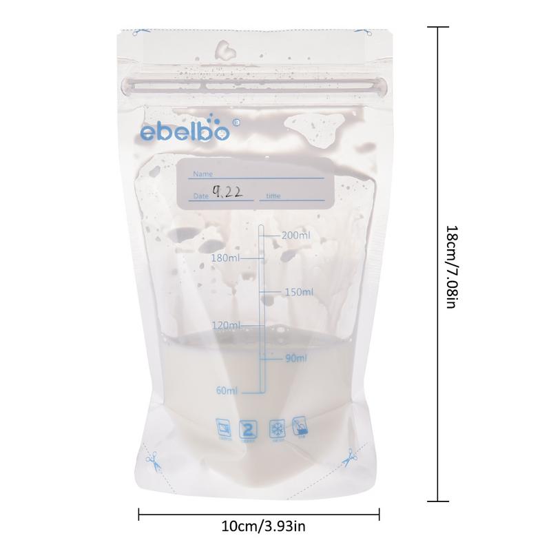 30 Pcs Moedermelk Opbergtas Moeder Baby Benodigdheden 200 Ml Polyethyleen Food Grade Moeder Baby Opslag Melk Pouch