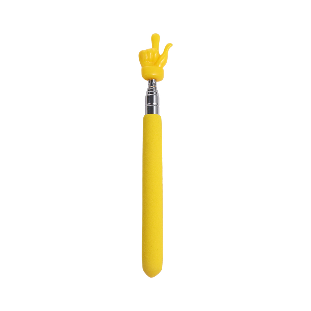 Palo para reuniones, tablero blanco, material didáctico, herramientas de enseñanza preescolar, puntero especial para profesores, guía de lectura de dedos, palo de enseñanza: YELLOW