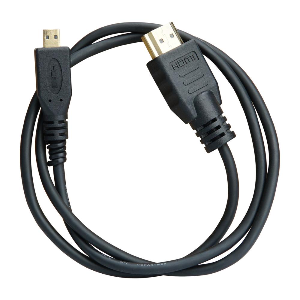 ANDYCINE micro hdmi a hdmi HD TV por Cable del divisor del conmutador 1080P 4K 60HZ para SONY Cámara a6300... a6500... a7sii... a7rii... a9: 0.5m Micro HDMI