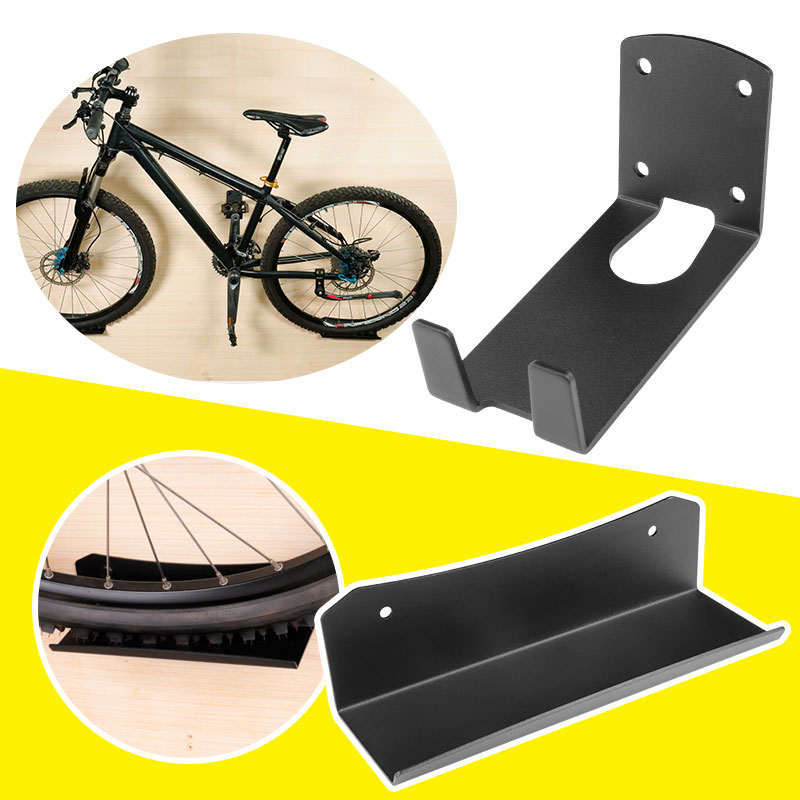 Deemount cykelvægmontering op til  to 25 kgs pedalkrog hjulbeslag til cykelparkering m/ ekspansionsbolte