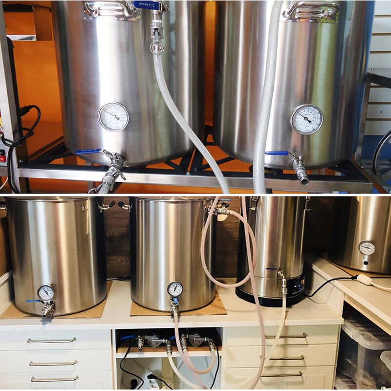 Zestaw termometru bimetalicznego bez spawania, 3-calowa powierzchnia i 2-calowa sonda, 1/2" MNPT, 0 ~ 220 stopni F, termometr robić warzenia piwa, narzędzie barowe robić czajnika Homebrew